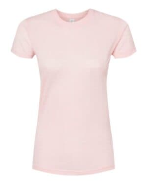 HEATHER PINK Tultex 240 women's poly-rich t-shirt