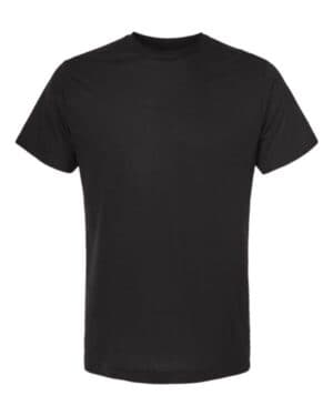 BLACK Tultex 241 poly-rich t-shirt
