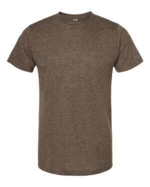 HEATHER BROWN Tultex 241 poly-rich t-shirt