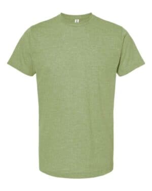 HEATHER GREEN Tultex 241 poly-rich t-shirt