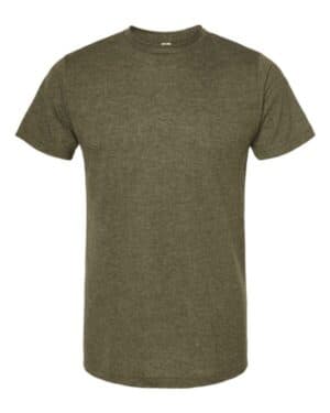 HEATHER MILITARY GREEN Tultex 241 poly-rich t-shirt