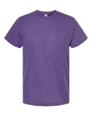 HEATHER PURPLE Tultex 241 poly-rich t-shirt