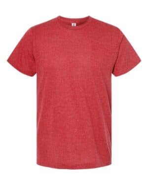 HEATHER RED Tultex 241 poly-rich t-shirt