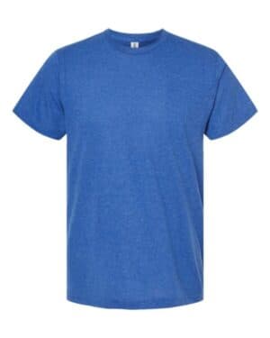HEATHER ROYAL Tultex 241 poly-rich t-shirt