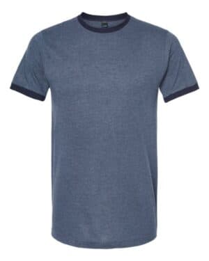 Tultex 246 fine jersey ringer t-shirt