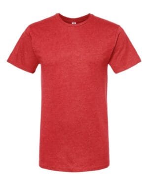 HEATHER RED Tultex 290 heavyweight jersey t-shirt