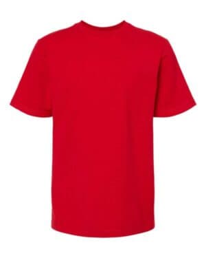 RED Tultex 295 youth heavyweight jersey t-shirt