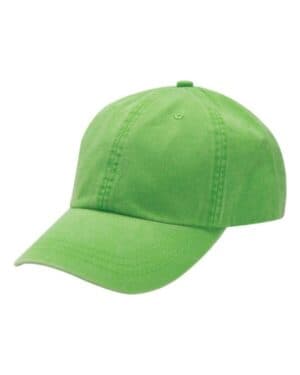 NEON GREEN Adams headwear LP101 optimum pigment-dyed cap