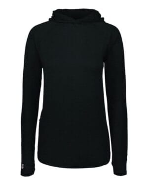 BLACK 222753 women's 3d regulate lightweight hooded pullover