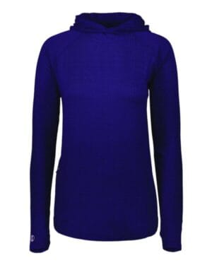 PURPLE HEATHER 222753 women's 3d regulate lightweight hooded pullover