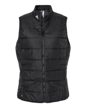 BLACK Adidas A573 women's puffer vest