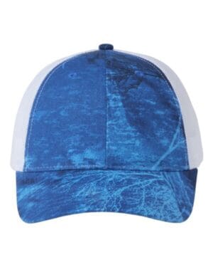 REALTREE FISHING BLUE/ WHITE Kati LC5M camo mesh-back cap