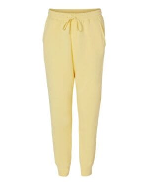 LIGHT YELLOW Independent trading co IND20PNT midweight fleece pants
