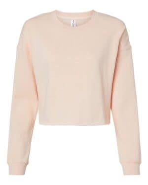 BLUSH AFX24CRP women's lightweight crop crewneck sweatshirt
