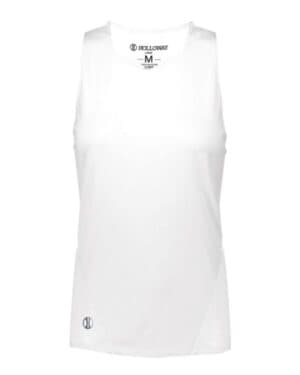WHITE Holloway 221335 women's pr max track racerback jersey