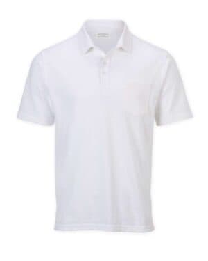 WHITE Boxercraft BM2301 pique polo