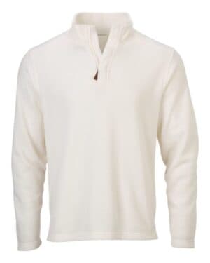 NATURAL HEATHER Boxercraft BM5201 sullivan quarter-zip pullover