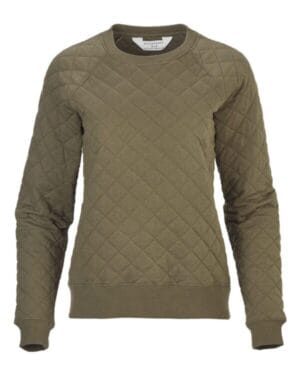 OLIVE Boxercraft R08 women's quilted pullover