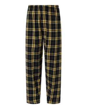 BLACK/ GOLD Boxercraft BM6624 harley flannel pants