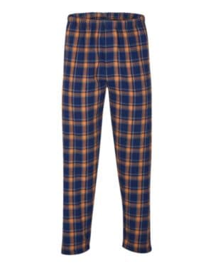HERITAGE NAVY/ ORANGE/ GREY PLAID Boxercraft BM6624 harley flannel pants