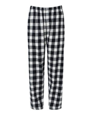 BLACK/ WHITE BUFFALO PLAID Boxercraft BM6624 harley flannel pants