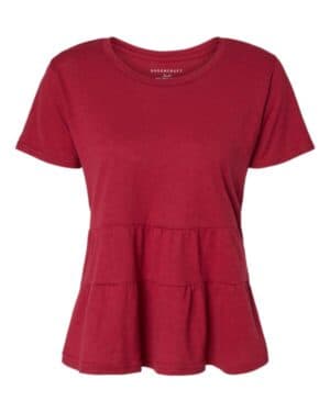 GARNET Boxercraft BW2401 women's willow t-shirt