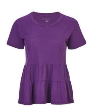 PURPLE Boxercraft BW2401 women's willow t-shirt
