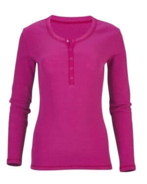 ORCHID Boxercraft BW2402 women's harper long sleeve henley