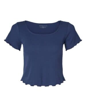 NAVY Boxercraft BW2403 women's baby rib t-shirt