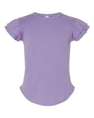 Rabbit skins 3339 toddler flutter sleeve tee