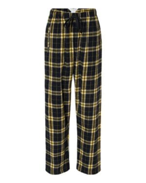 BLACK/ GOLD Boxercraft BW6620 women's haley flannel pants