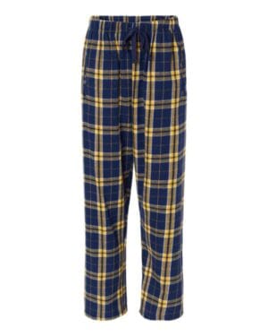 NAVY/ GOLD Boxercraft BW6620 women's haley flannel pants