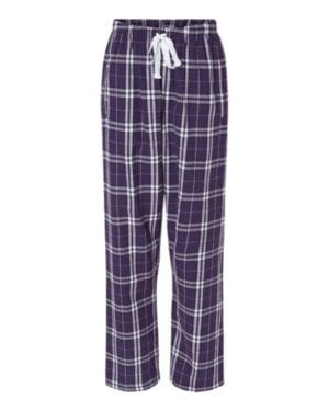 PURPLE/ WHITE Boxercraft BW6620 women's haley flannel pants