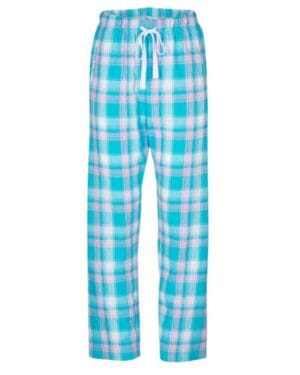 TEAL SOPHIA PLAID Boxercraft BW6620 women's haley flannel pants