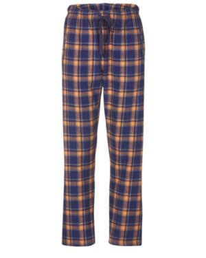 HERITAGE NAVY/ ORANGE/ GREY PLAID Boxercraft BW6620 women's haley flannel pants
