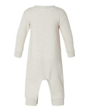NATURAL HEATHER Rabbit skins 4447 infant fleece one-piece
