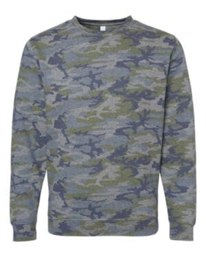VINTAGE CAMO Lat 6925 elevated fleece sweatshirt