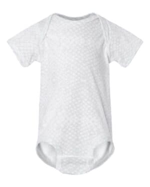 WHITE REPTILE Rabbit skins 4424 infant fine jersey bodysuit