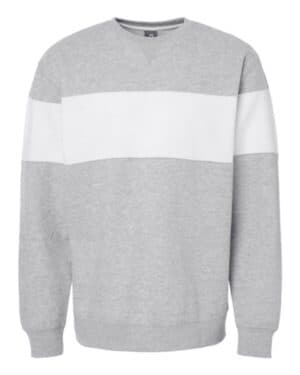 J america 8646 varsity fleece crewneck sweatshirt