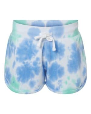 J america 8856 women's fleece shorts