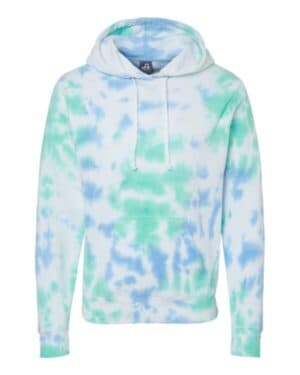 LAGOON TIE DYE J america 8861 tie-dyed fleece hooded sweatshirt