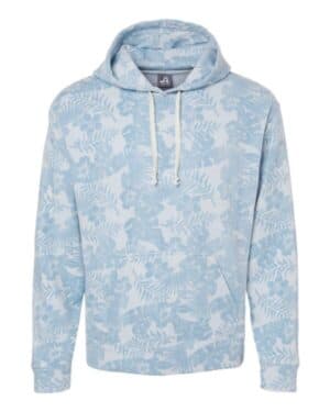 J america 8871 triblend fleece hooded sweatshirt