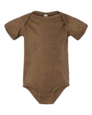 BROWN REPTILE Rabbit skins 4424 infant fine jersey bodysuit