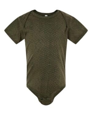 GREEN REPTILE Rabbit skins 4424 infant fine jersey bodysuit