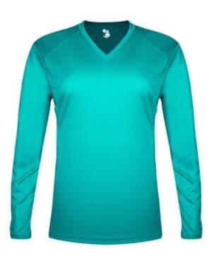 Badger 4964 women's tri-blend long sleeve t-shirt