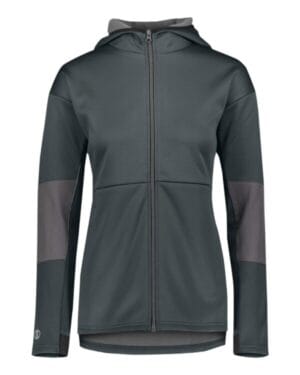 GRAPHITE/ CARBON 229737 storm dfend women's sof-stretch hooded full-zip jacket