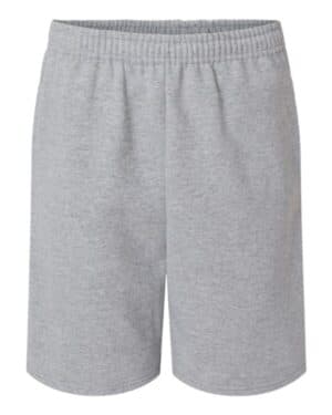 ATHLETIC HEATHER Jerzees 978MPR nublend fleece shorts