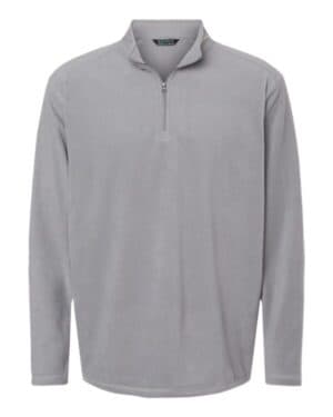 ATHLETIC GREY 6863 eco revive micro-lite fleece quarter-zip pullover