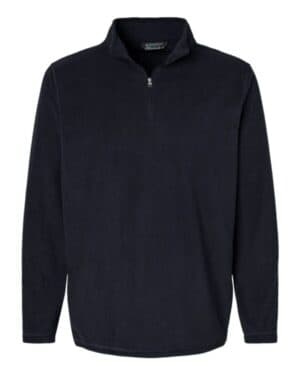 BLACK 6863 eco revive micro-lite fleece quarter-zip pullover