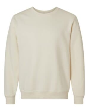 SWEET CREAM HEATHER 701MR eco premium blend ring-spun crewneck sweatshirt